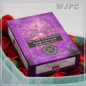 WJPC-gran oferta de tarjetas de oráculo con borde dorado personalizado, tarjetas de <span class=keywords><strong>Tarot</strong></span> doradas, Impresión de cubierta con cajas - Product Image 3