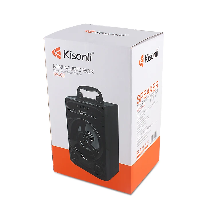 Kisonli blue tooth speaker model KK-02 wireless speaker with CE and RoHS certificates