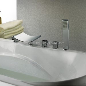 Bagno Lavabo cascata led <span class=keywords><strong>vasca</strong></span> da bagno Rubinetto <span class=keywords><strong>miscelatore</strong></span> <span class=keywords><strong>vasca</strong></span> <span class=keywords><strong>con</strong></span> <span class=keywords><strong>doccetta</strong></span> - Product Image 5