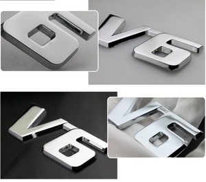 ขายส่ง Italic รถ4wd รถโลหะสัญลักษณ์3D สเตอริโอตกแต่งรถการกำจัด V6ป้ายสติกเกอร์ - Product Image 5