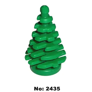 Meilleurs Cadeaux arbre maison BRICOLAGE jouets En Plastique Arbre De Noël Pin blocs de construction Compatibles festival jouets Leles parties de Plantes (NO.2435)