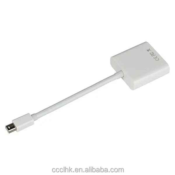 Mini DisplayPort DP Thunderbolt to DVI Adapter Cable for Macbook Pro Air iMac