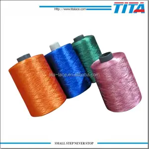 High quality fancy wholesale reflective embroidery thread from Hangzhou for computer embroidery machine, hand knitting, sewing