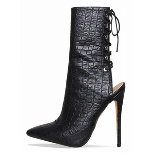 Stivali da <span class=keywords><strong>donna</strong></span> alla caviglia sexy con tacco alto e design <span class=keywords><strong>estivo</strong></span> - Product Image 4