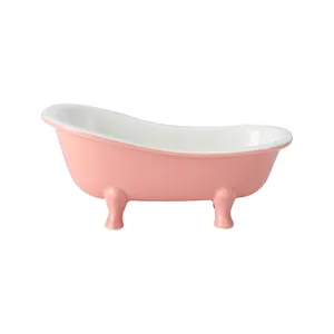 Portasapone da bagno in ceramica Mini bagno personalizzato all'ingrosso
