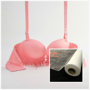 Fusible interfacing <strong>whiteblack</strong> non woven bonding web - Product Image 1