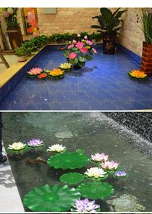 Di fabbrica di alta qualità diretta Artificiale giglio di Acqua di <span class=keywords><strong>fiori</strong></span> di Plastica per la Decorazione floreale - Product Image 6