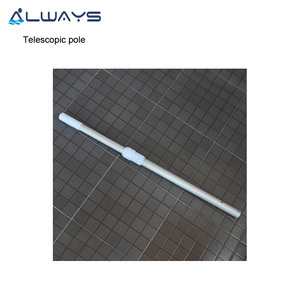 Bastones telescópicos de aleación de aluminio, ajustables al vacío para piscina