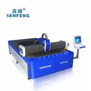 Laser cutting machine fiber for metal Jinan senfeng SF2513G