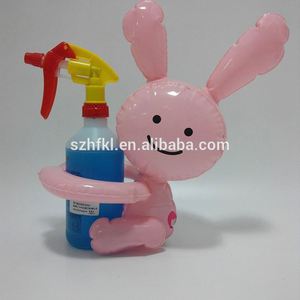 Dễ Thương Màu Vàng Nhỏ <span class=keywords><strong>Inflatable</strong></span> Động Vật Đồ Chơi Con Thỏ Với Ôm Tư Thế - Product Image 6