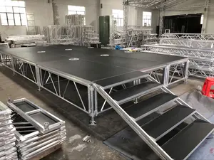 4x4ft Aluminium Tahap Platform Outdoor Panggung Konser Desain