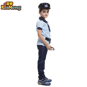 <span class=keywords><strong>2018</strong></span> fiesta de halloween uniforme de policía traje para niños - Product Image 5
