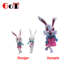 Förderung Kreative Benutzerdefinierte Berühmte Kaninchen Plüschtiere Mit Customized Logo - Product Image 4