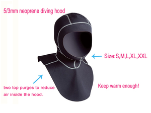 Neoprene निविड़ अंधकार डाइविंग उपकरण, कस्टम मुद्रित freediving spearfishing डाइविंग उपकरण डाइविंग हुड - Product Image 4