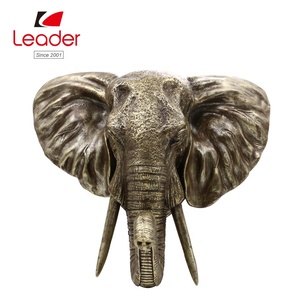 <span class=keywords><strong>Testa</strong></span> di animale di Arte Della Parete di <span class=keywords><strong>Testa</strong></span> di <span class=keywords><strong>Elefante</strong></span> <span class=keywords><strong>in</strong></span> Rame di Colore Della Resina Decorazione di Arte Della Parete Per Il Montaggio A Parete Decorazione - Product Image 2