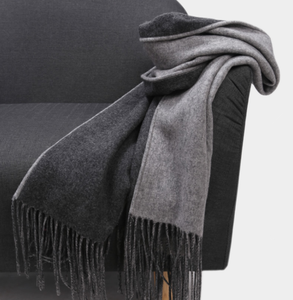 Longue écharpe en cachemire Pashmina à double usage, châle de couleur unie, sur mesure, grande taille, - Product Image 6