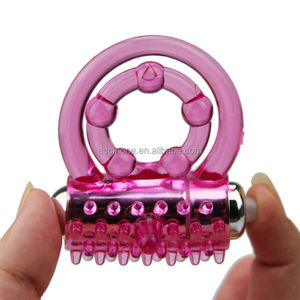 Mini Vibrator Doppel Vergnügen <span class=keywords><strong>Penis</strong></span> Anregende Vibrierende <span class=keywords><strong>Penis</strong></span> Ring Sex Produkte für Erwachsene Cock Ringe Cock ring für Mann - Product Image 1