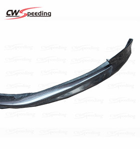 2013-2015 LÈVRE DE PARE-CHOCS AVANT EN FIBRE DE CARBONE STYLE <span class=keywords><strong>ABT</strong></span> LÈVRE AVANT pour AUDI A4L <span class=keywords><strong>B9</strong></span> - Product Image 1