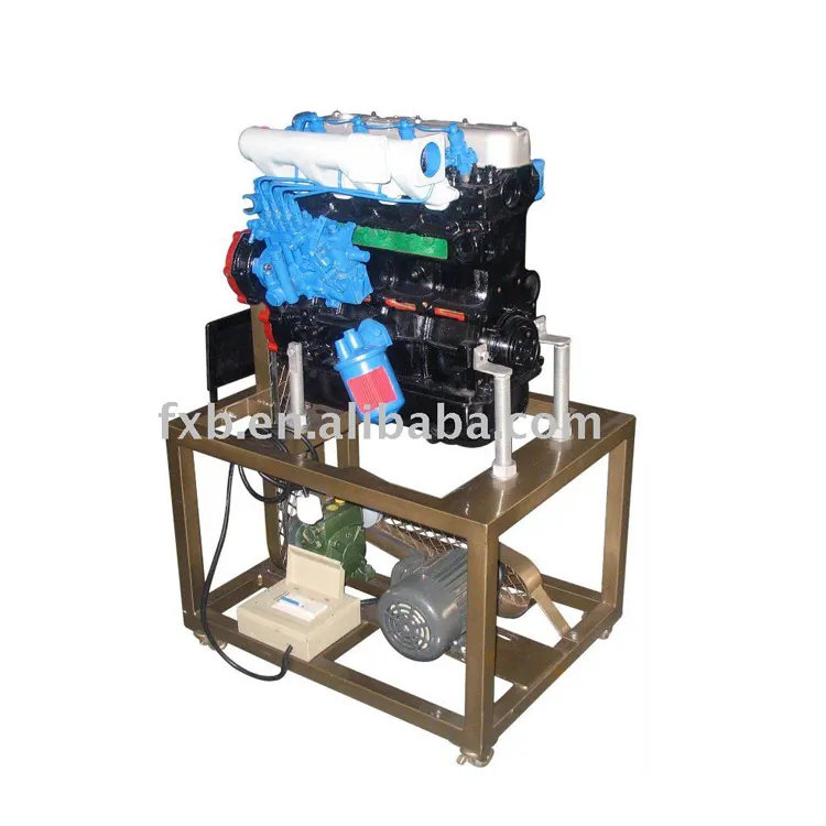 4-тактный и 4 цилиндра Cutaway Модель двигателя учебного оборудования двигателя автомобиля образовательной модели