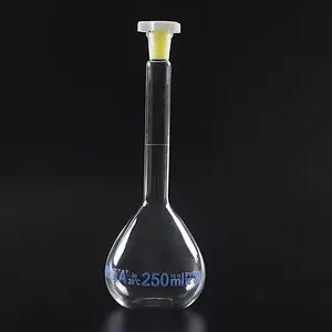 实验室borosil玻璃100毫升200毫升500毫升烧瓶中容量瓶