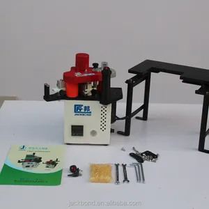 Acrylic mdf veneer portable semi-automatic PVC belt edge banding machine