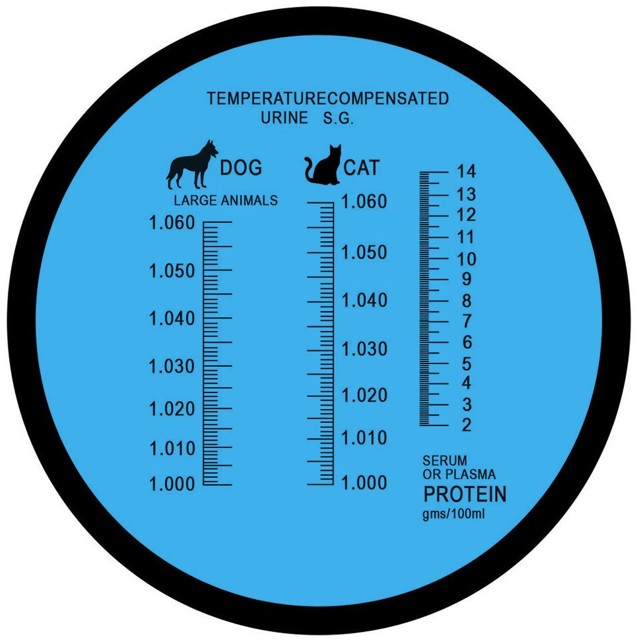 Ветеринарный рефрактометр для собак и кошек, удельный гравитационный рефрактометр sg