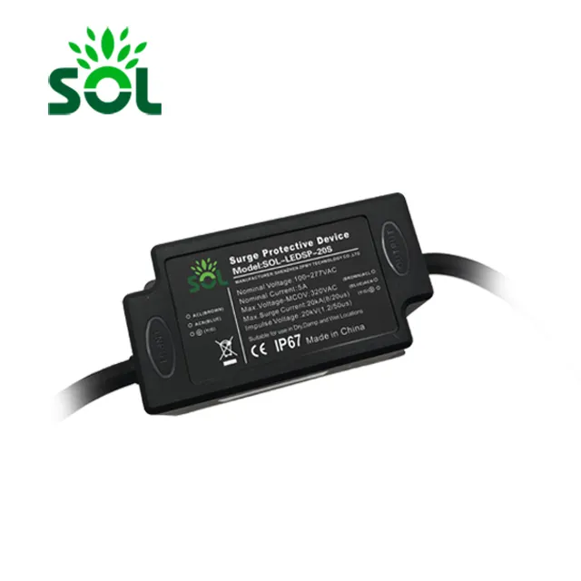 High Power IP67 20KA 500V Outdoor LED Surge Protection Device SPD For Traffic Lighting