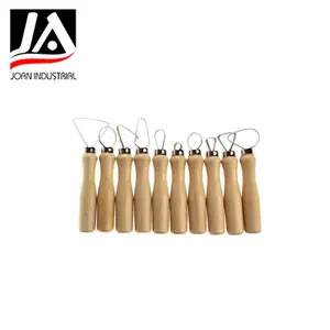 10 pcs manche en bois sculpture en argile Boucle outil de poterie