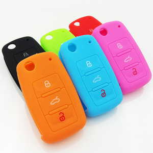Vỏ Chìa Khóa Thông Minh <span class=keywords><strong>Fob</strong></span> Không Cần Chìa Khóa Bảo Vệ Tái Sử Dụng Silicone Chìa Khóa Xe Từ Xa - Product Image 3