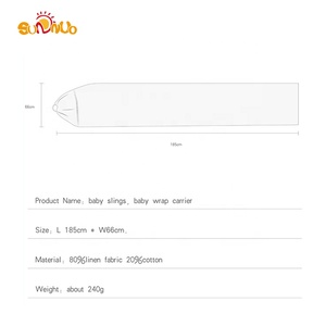 The Original Child Sling Baby Wrap <span class=keywords><strong>marsupio</strong></span> neonato Sling Wrap <span class=keywords><strong>marsupio</strong></span> in bambù - Product Image 6