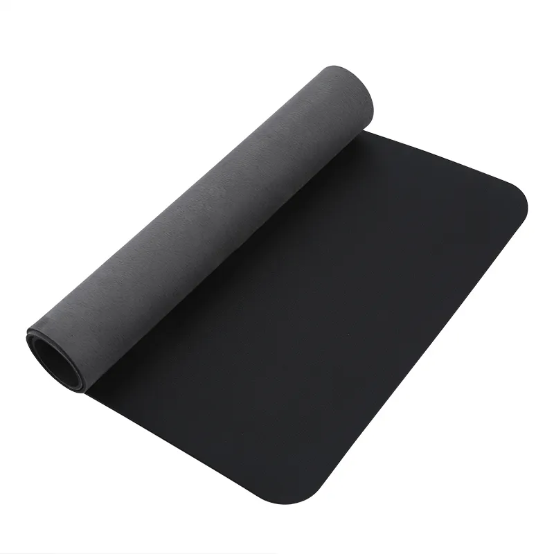 Mousepad Black BUBM Custom Black Leather Large Blank XXL Mouse Pad Mousepad