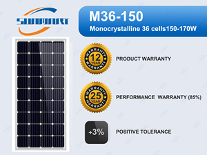 12V 150W Solarmodul Mono Preis Pakistan/ Klasse A Zelle Hochwertige Mono-PV-Solarmodulzelle Deutschland 150W Mono-Solarmodul - Product Image 4