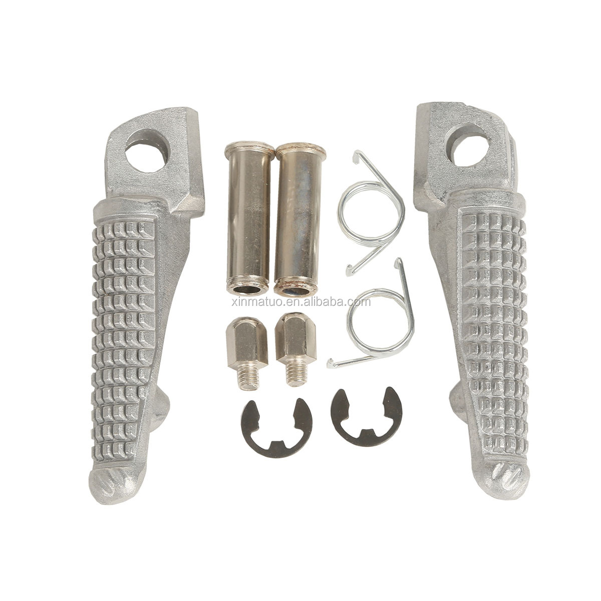 XF-1076 Black Footrest Foot Pegs Front for Kawasaki ZX6R ZX10R ZX9R