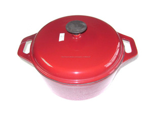 <span class=keywords><strong>26</strong></span> <span class=keywords><strong>cm</strong></span> fonte rouge <span class=keywords><strong>émaillé</strong></span> casserole - Product Image 3