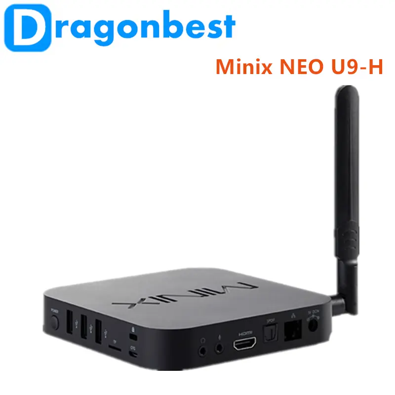 Minix NEO U9-H S912 2 גרם 16 גרם לבטל את חסימת טלוויזיה iptv set top box linux עם איכות טובה אנדרואיד 6.0 הטלוויזיה Box