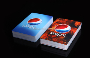 Publicidad impresa personalizada tarjetas de plástico de juego, Pepsi serie poker publicidad, Súper impermeable - Product Image 5