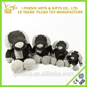 adorable chien <span class=keywords><strong>noir</strong></span> en peluche jouets jouet kid - Product Image 5