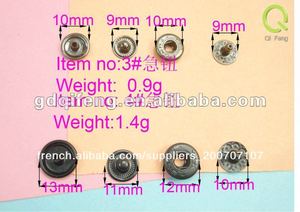 Beaucoup de taille bouton pression en <span class=keywords><strong>métal</strong></span>, rivets, oeillets - Product Image 1
