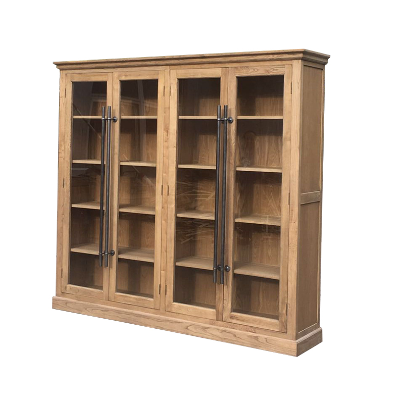 Деревянная мебель для библиотеки в античном французском стиле