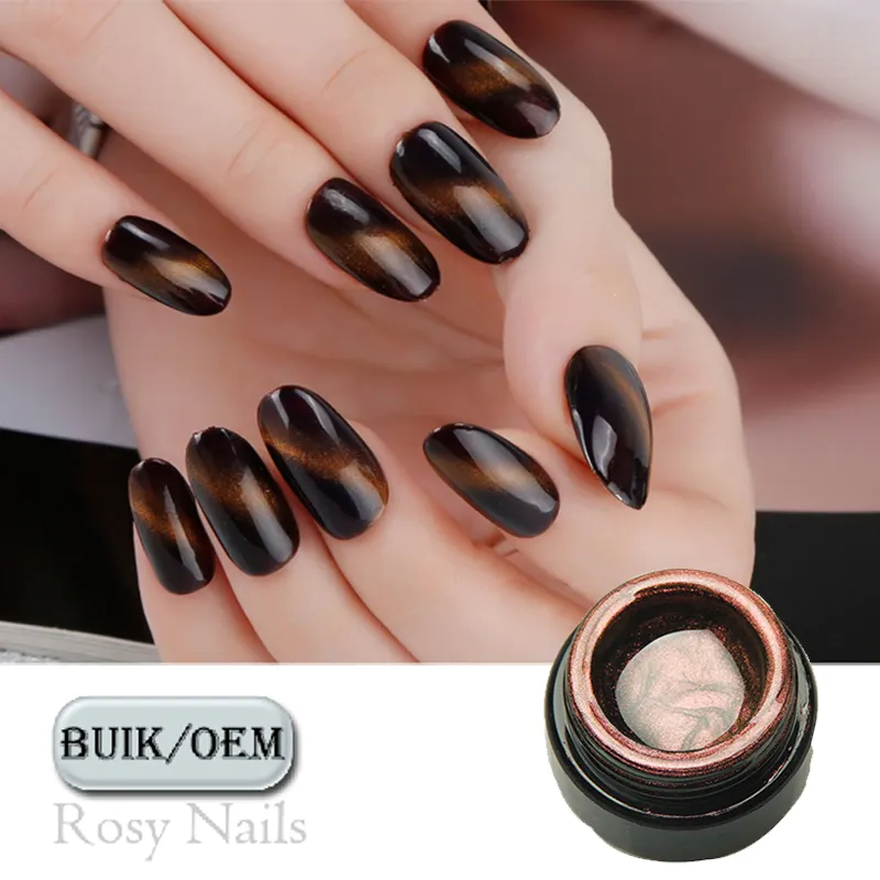 UV gel type chameleon magnetic 3d cat eye gel nail polish