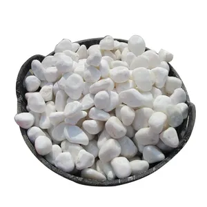 Guijarros de Río Blancanieves, piedra natural blanca para jardín