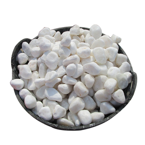 <span class=keywords><strong>Pietra</strong></span> bianca bianca dei ciottoli della natura dei ciottoli del fiume di biancaneve <span class=keywords><strong>per</strong></span> il <span class=keywords><strong>giardino</strong></span> - Product Image 1