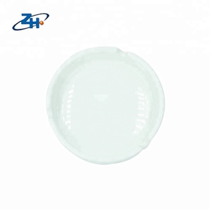 ที่เขี่ยบุหรี่เซรามิกสีขาวแบบทำมือทรงกลมงานตามสั่ง - Product Image 5