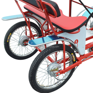 4 Roues Pédale Location Tandem Beach Cruiser Quadricycle 4 Seat Bike - Product Image 6