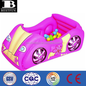 Piscina Gonfiabile Promozionale Personalizzata in PVC a Forma di Auto per Bambini con Piscina di Palline - Product Image 2