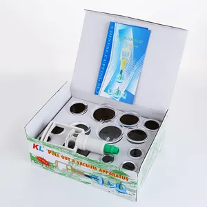 Engels taal kleur doos Chinese traditionele therapie massage vacuüm 12 cupping set