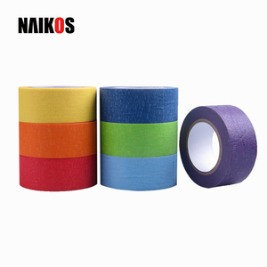 Trung Quốc Cuộn Nhỏ Đầy Màu Sắc Crepe Giấy <span class=keywords><strong>Masking</strong></span> <span class=keywords><strong>Tape</strong></span> - Product Image 4