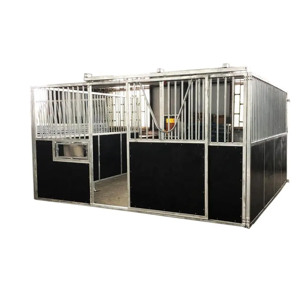 European Customized Portable Metal Plywood Horse Stable Panel