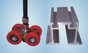 Portadores de partición extraíbles de diseño moderno <span class=keywords><strong>para</strong></span> <span class=keywords><strong>rodamientos</strong></span> de rodillos de riel de aluminio de pared deslizante móvil <span class=keywords><strong>para</strong></span> aplicación de <span class=keywords><strong>puertas</strong></span> - Product Image 2