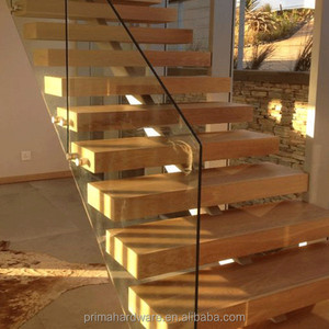 Escalera de acero galvanizado de interior/Diseño de <span class=keywords><strong>pilar</strong></span> de escalera de <span class=keywords><strong>madera</strong></span> - Product Image 3